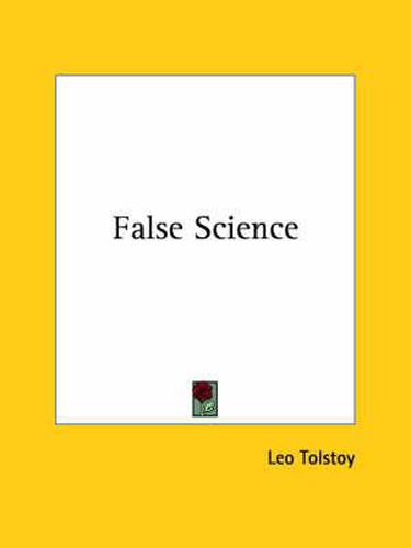 Cover image for False Science