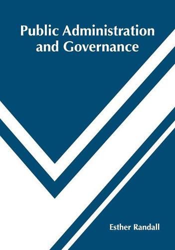 Cover image for Public Administration and Governance