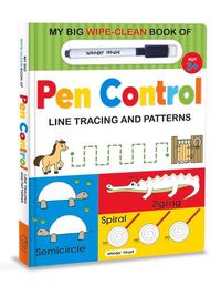 Cover image for My Big Wipe and Clean Book of Pen Control for Kids Line Tracing and Patterns