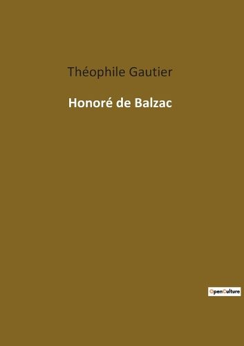 Cover image for Honore de Balzac
