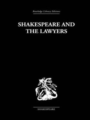 Cover image for Shakespeare and the Lawyers