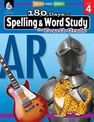 Cover image for 180 Days of Spelling and Word Study for Fourth Grade: Practice, Assess, Diagnose