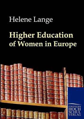 Cover image for Higher Education of Women in Europe