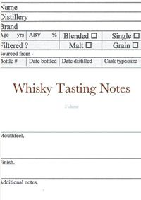 Cover image for Whisky Tasting Notes