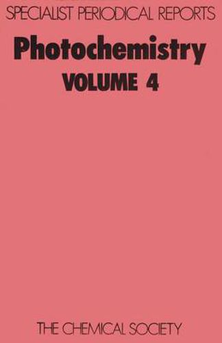 Cover image for Photochemistry: Volume 4