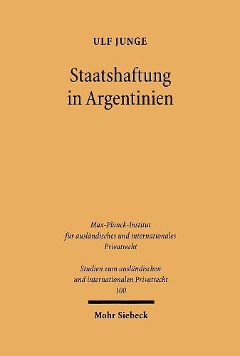 Cover image for Staatshaftung in Argentinien