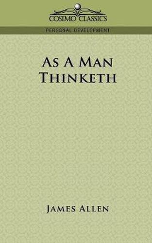 Cover image for As a Man Thinketh