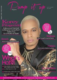 Cover image for Hollywood Hair King Korey Fitzgerald - Pump it up Magazine - Vol.7 - Issue #9 -