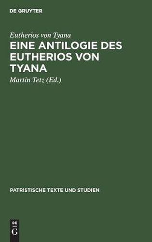 Cover image for Eine Antilogie Des Eutherios Von Tyana