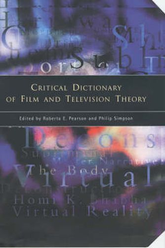 Cover image for Critical Dictionary of Film and Television Theory