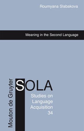 Cover image for Meaning in the Second Language