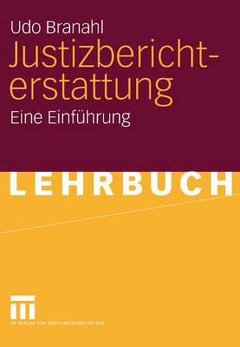 Cover image for Justizberichterstattung