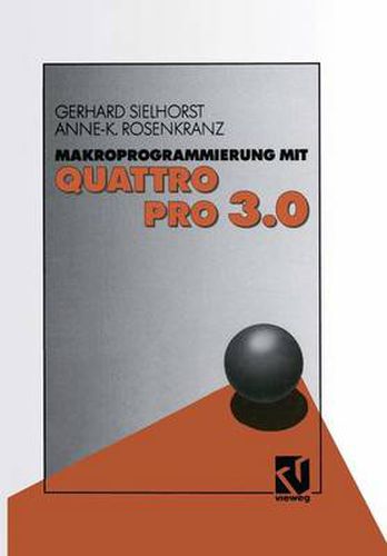 Cover image for Makroprogrammierung Mit Quattro Pro 3.0