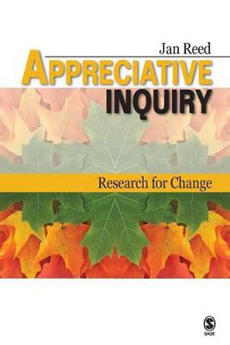 Cover image for Appreciative Inquiry: Research for Change