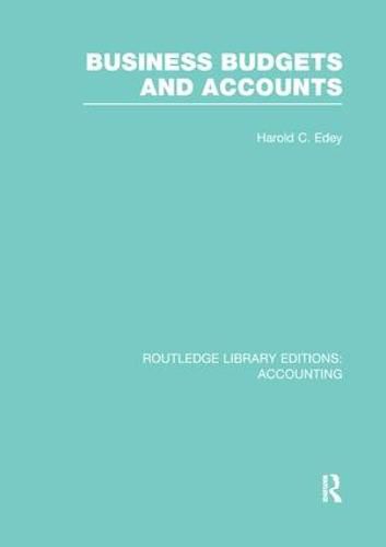 Cover image for Business Budgets and Accounts