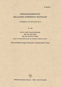 Cover image for Die Konstitution Einiger Rheinischer Und Bayrischer Trasse