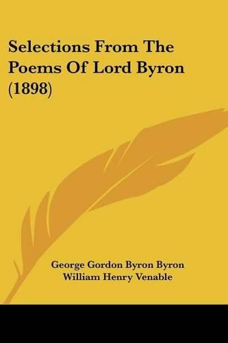 Cover image for Selections from the Poems of Lord Byron (1898)