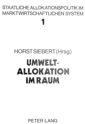 Cover image for Umweltallokation Im Raum