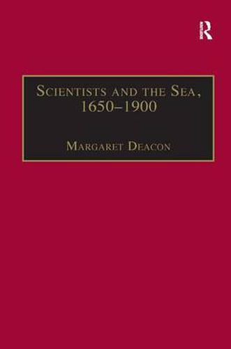 Cover image for Scientists and the Sea, 1650-1900: A Study of Marine Science