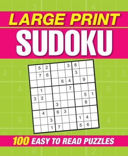 Large Print Sudoku