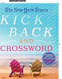 Cover image for The New York Times Kick Back and Crossword: 200 Easy to Hard Puzzles
