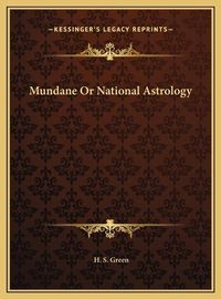 Cover image for Mundane or National Astrology