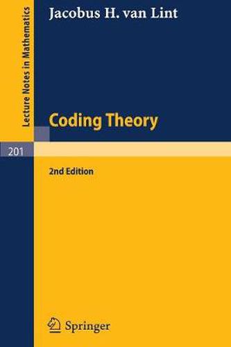 Cover image for Coding Theory