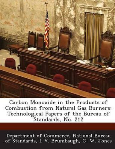 Cover image for Carbon Monoxide in the Products of Combustion from Natural Gas Burners