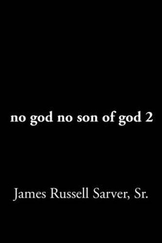 Cover image for no god no son of god 2