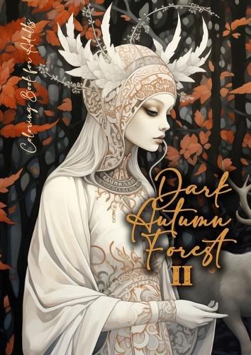 Dark Autumn Forest Coloring Book for Adults 2