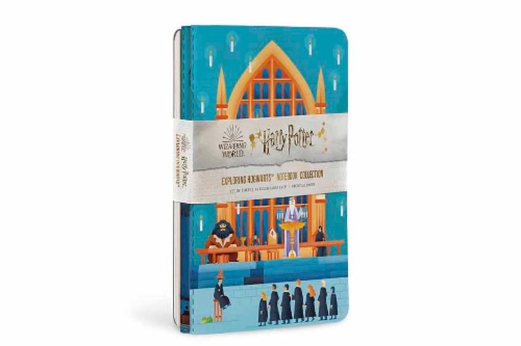 Cover image for Harry Potter: Exploring Hogwarts Sewn Notebook Collection