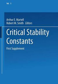 Cover image for Critical Stability Constants: First Supplement