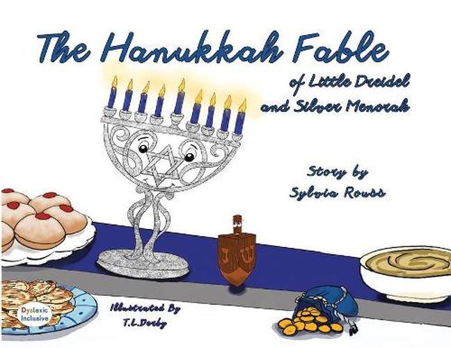 Cover image for The Hanukkah Fable of Little Dreidel and Silver Menorah