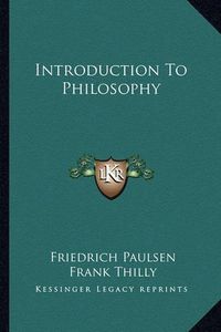 Cover image for Introduction to Philosophy