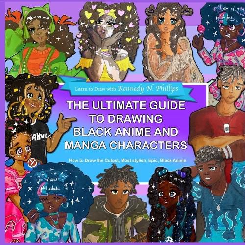 Cover image for The Ultimate Guide to Drawing Black Anime and Manga Characters