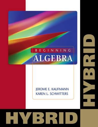 Cover image for Beginning Algebra: Hybrid