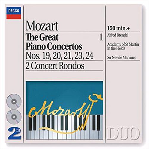 Cover image for Mozart Piano Concerto 19 20 21 23 24