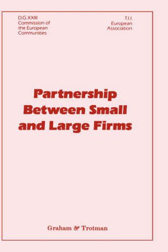 Cover image for Partnership Between Small and Large Firms