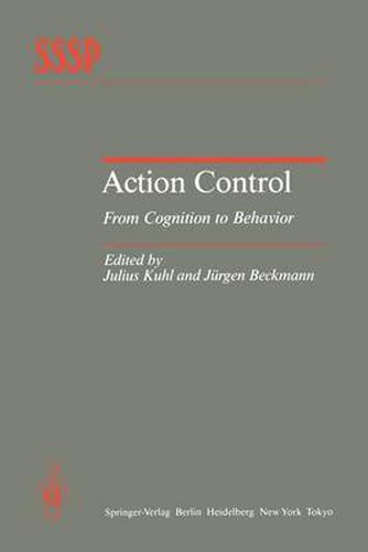 Cover image for Action Control: From Cognition to Behavior