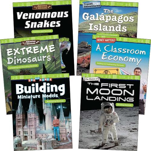 Cover image for Fractions & Decimals: Grades 4-5 (6-Book Set)
