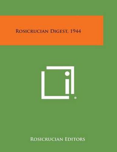 Cover image for Rosicrucian Digest, 1944