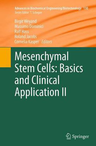 Cover image for Mesenchymal Stem Cells -  Basics and Clinical Application II