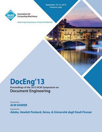 Cover image for DOC ENG 13 Proceedings of the !4th ACM Conference on Document Engineering