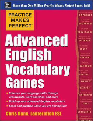 Cover image for Practice Makes Perfect Advanced English Vocabulary Games