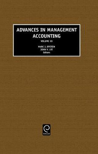 Cover image for Advances in Management Accounting