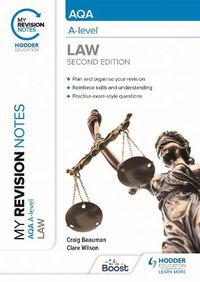 Cover image for My Revision Notes: AQA A Level Law Second Edition