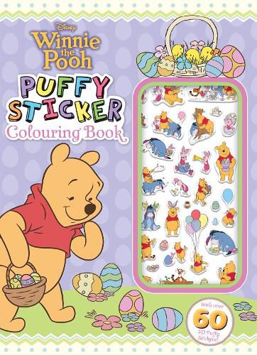 Cover image for Winnie the Pooh: Easter Puffy Sticker Colouring Book (Disney)