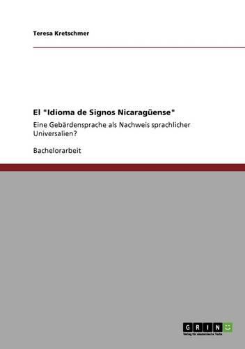 Cover image for El  Idioma de Signos Nicaraguense