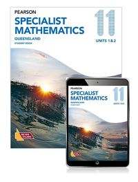 Cover image for Pearson Specialist Mathematics Queensland 11 Student Book with eBook