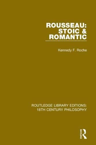 Cover image for Rousseau: Stoic & Romantic